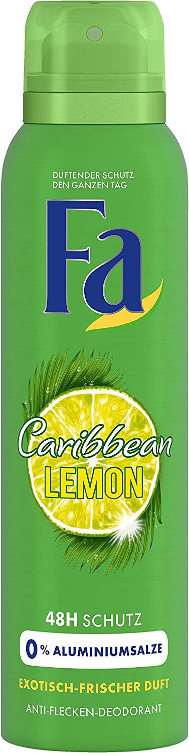 Fa Caribbean Lemon 48h - Spray deodorant for women, 150 ml