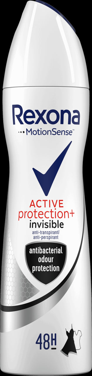 Rexona Active Protection+ Invisible 48h - antiperspirant spray for women, capacity 150 ml