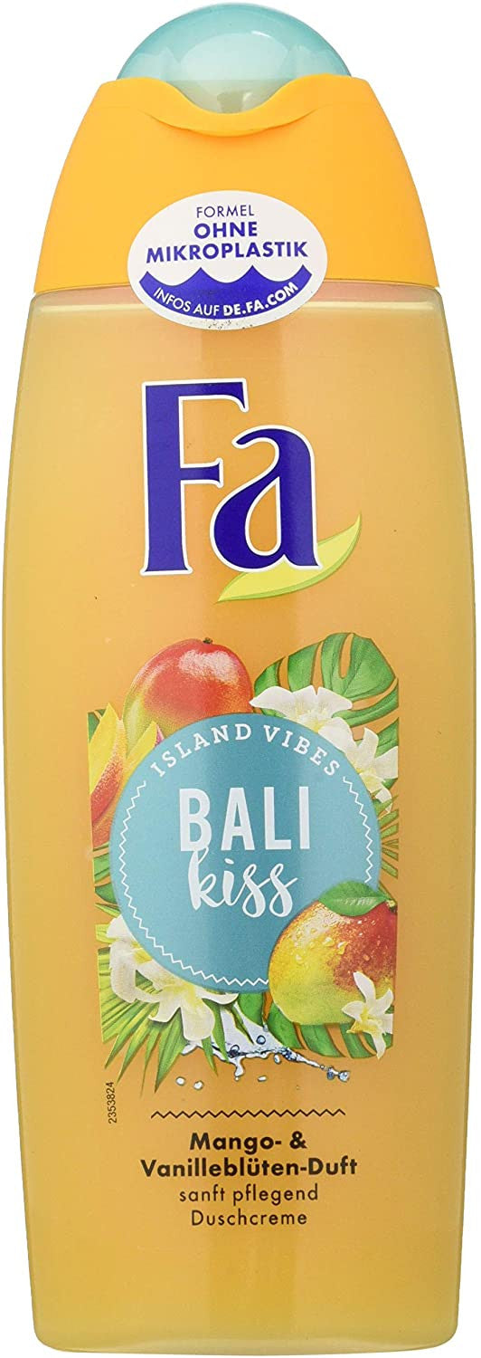FA ISLAND VIBES - Bali Kiss, shower cream with the scent of mango flowers and vanilla, 250 ml capacity