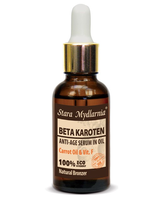 Facial Elixir - Beta carotene, 30 ml capacity.