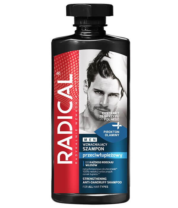 RADICAL MEN - anti-dandruff strengthening shampoo for all hair types, volume 400 ml
