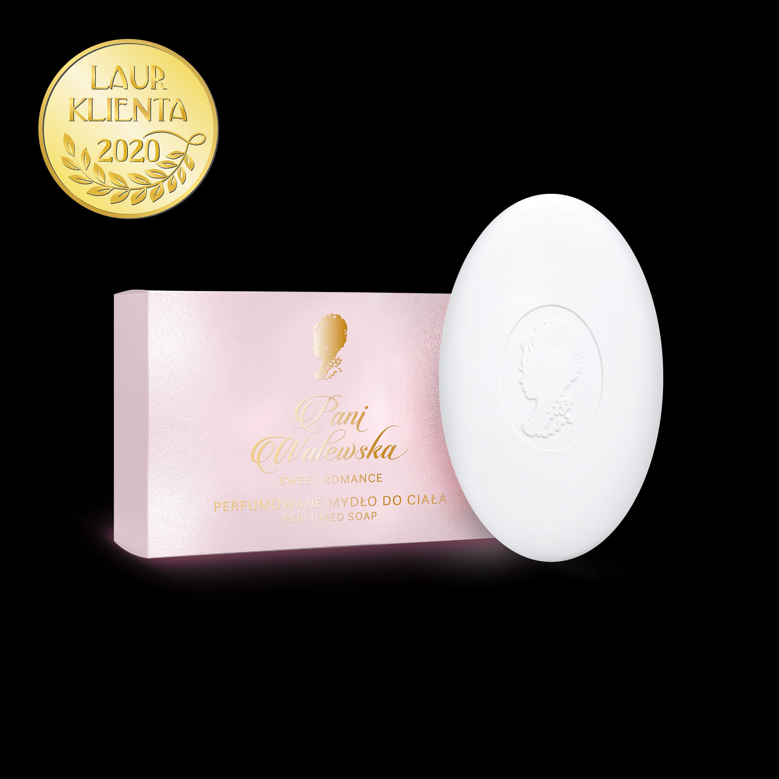 Pani Walewska Sweet Romance - perfumowane mydło do ciała w kostce, masa netto: 100g