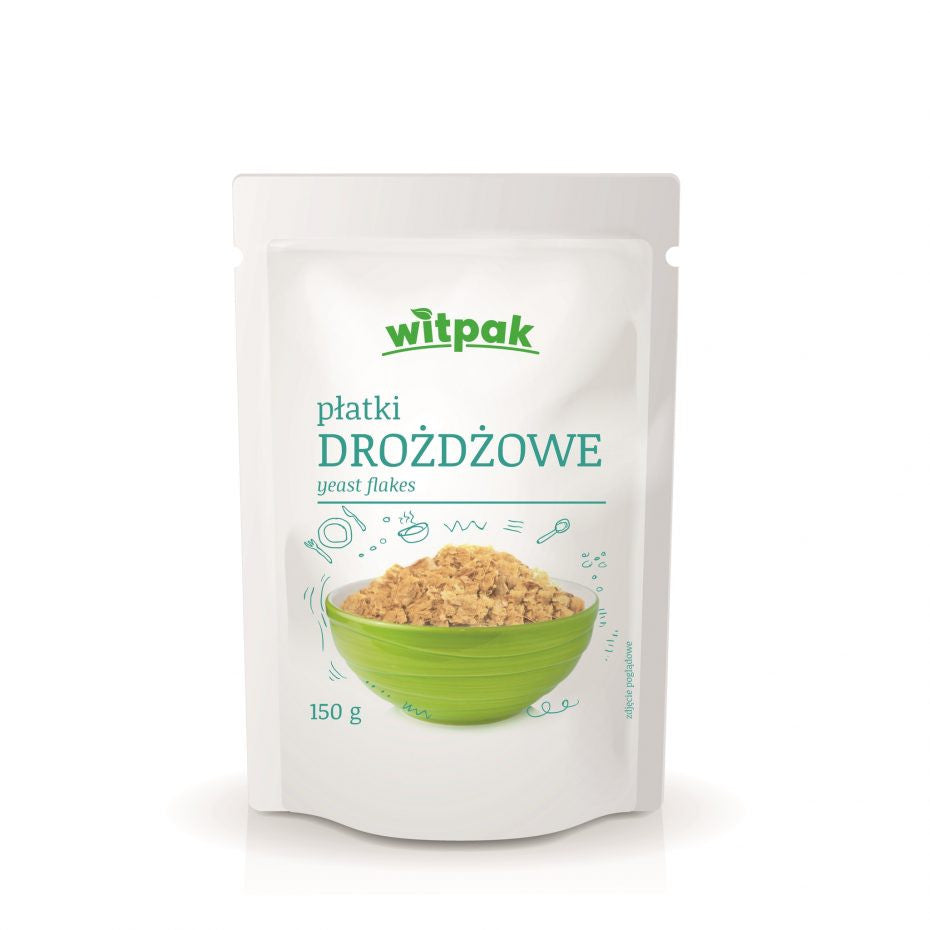 Witpak - płatki drożdżowe, suszone drożdże nieaktywne, masa netto: 150 g