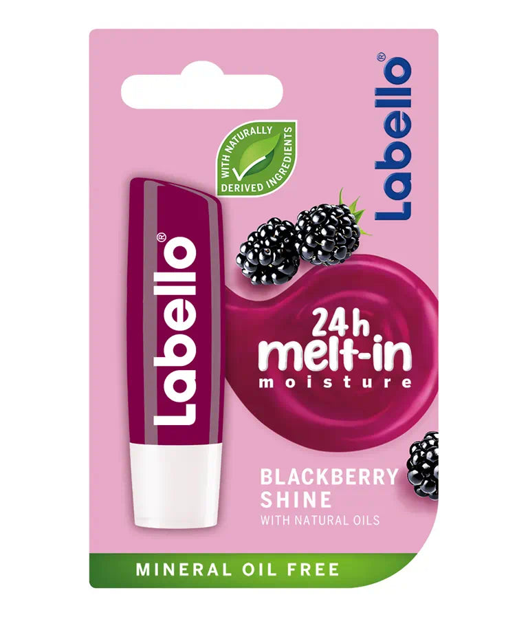 Labello Blackberry Shine - pielęgnacyjny balsam do ust, poj. 5,5 ml