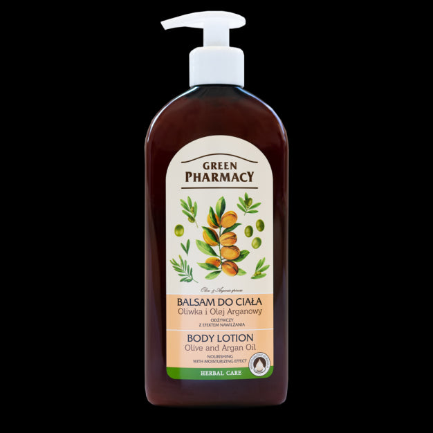 Green Pharmacy - body Lotion, Olive & Argan Oil, 500 ml capacity