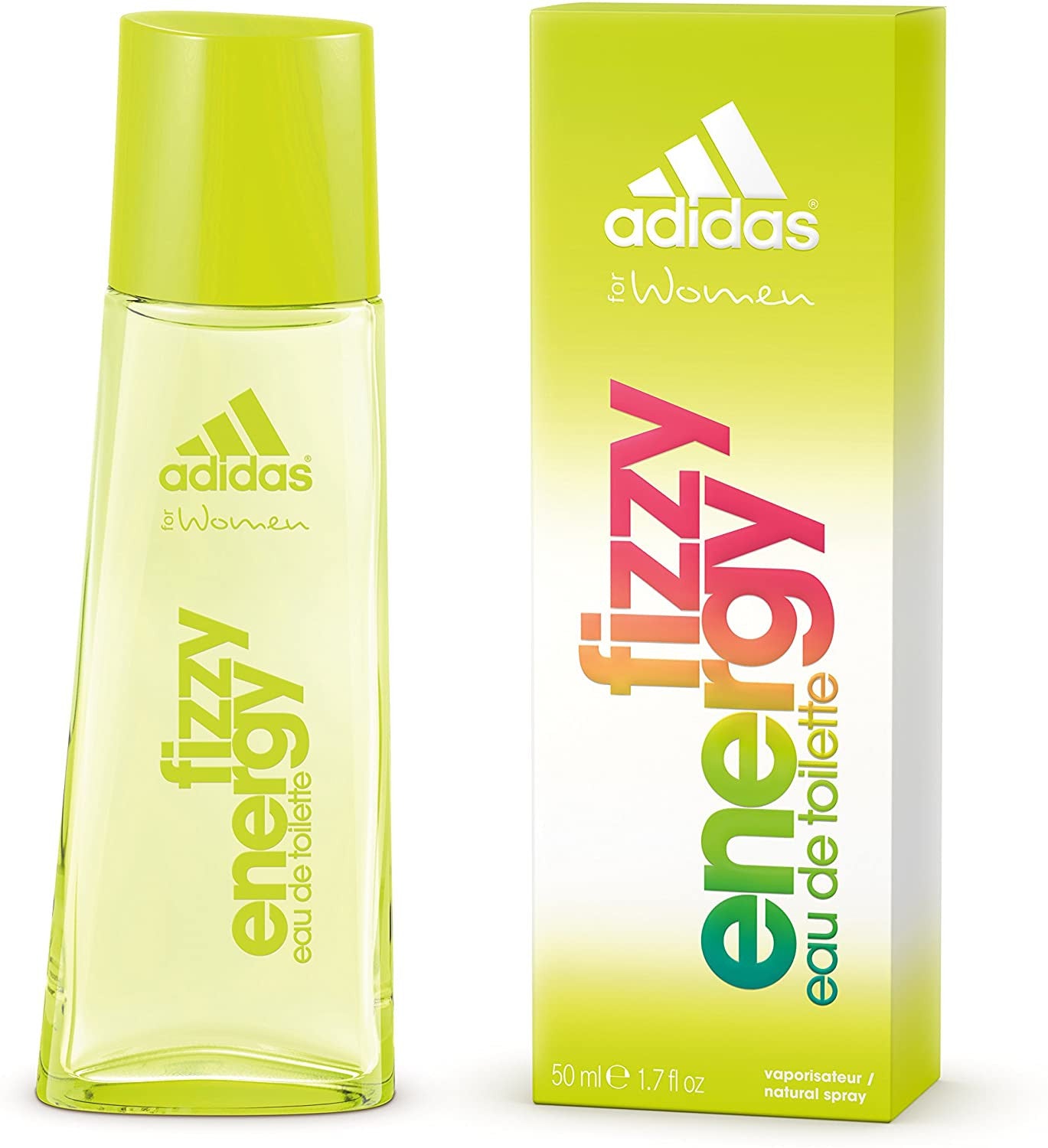 Adidas Fizzy Energy Eau de Toilette for Women, 50 ml