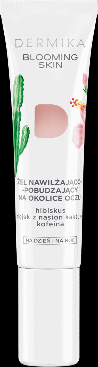 Dermika Blooming Skin Moisturizing Eye Contour Gel, day & night, 15 ml