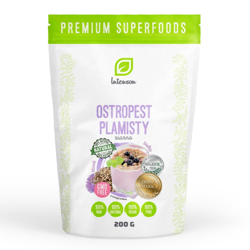 Intenson - milk thistle, seed, net weight: 200 g