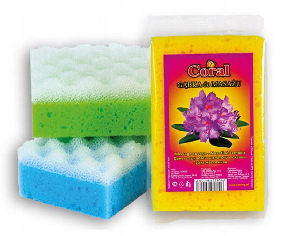 Coral - sponge for washing and massage, 1 pc.