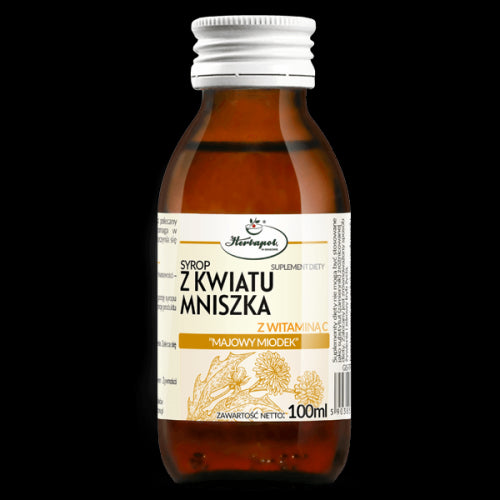 Dandelion flower syrup with vitamin C, 100 ml capacity