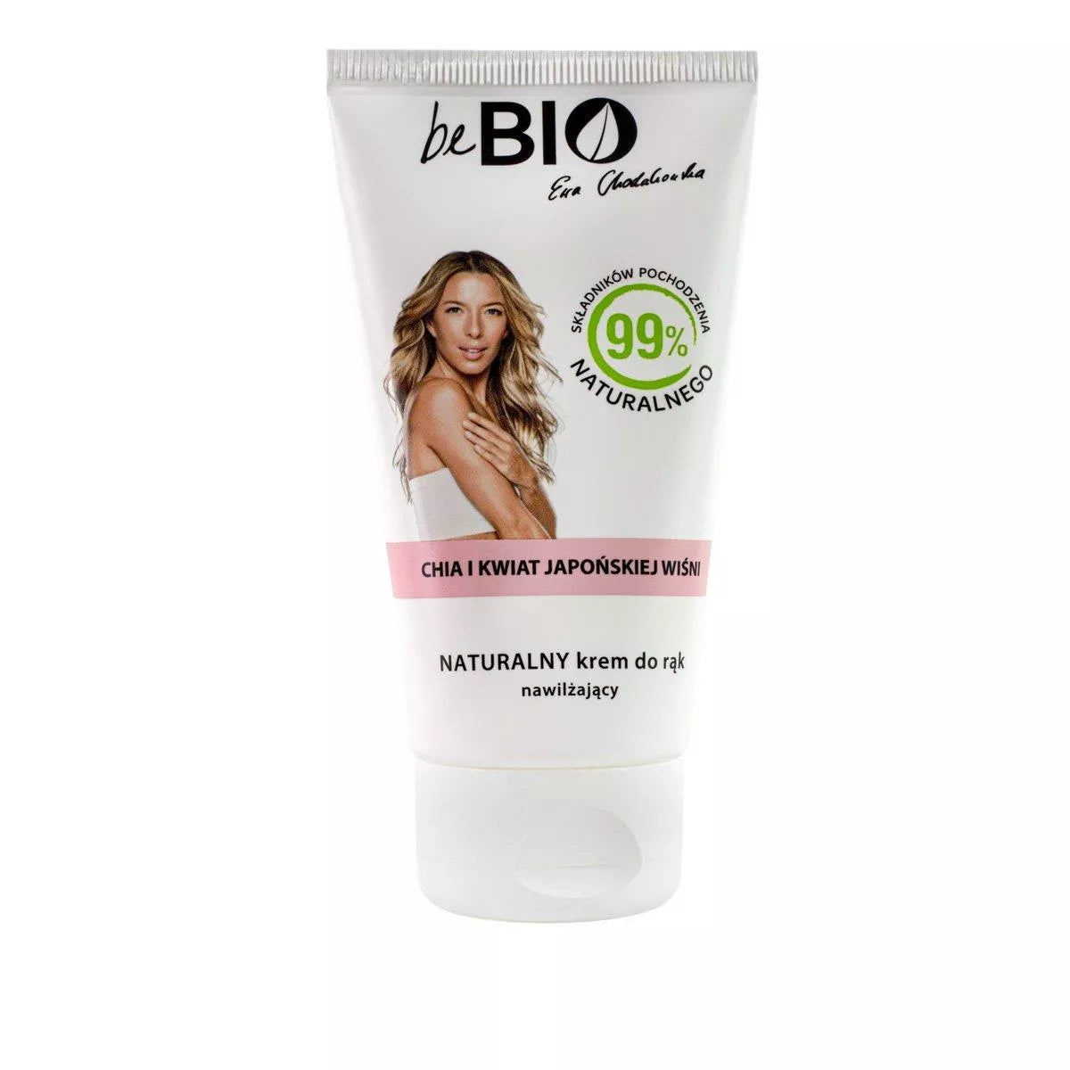 BeBIO Ewa Chodakowska - naturalny krem do rąk nawilżający, chia i kwiat japońskiej wiśni, poj. 75 ml