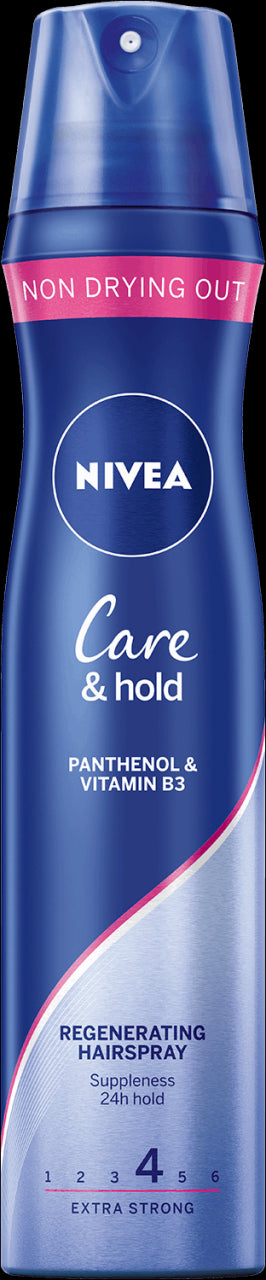 Nivea Care&Hold - regenerujący lakier do włosów extra strong, poj. 250 ml