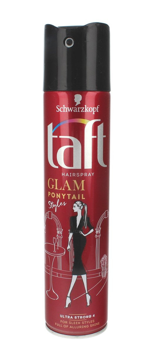Taft Glam Styles Ponytail Hairspray Ultra Strong (4), 250 ml