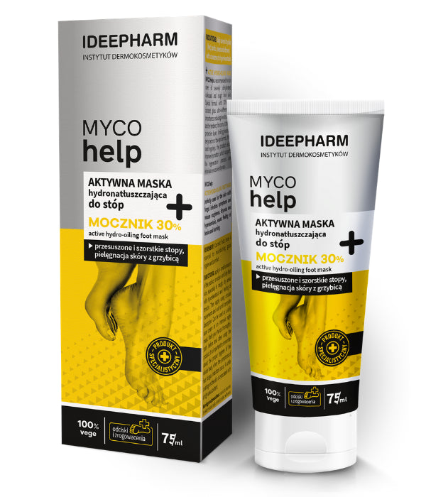 MYCO help - active hydrating foot mask, capacity 75 ml