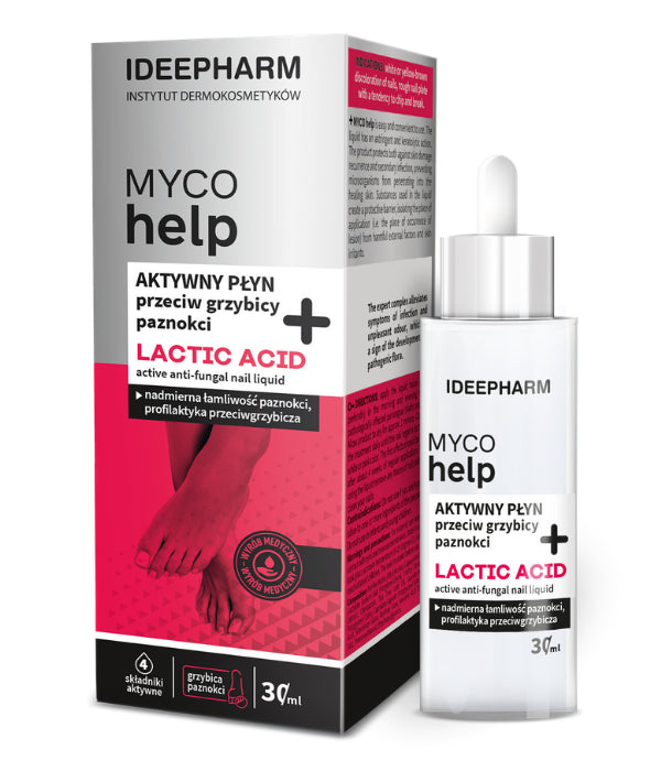 MYCO help - active liquid against nail fungus - MEDICAL PRODUCT, capacity 30 ml