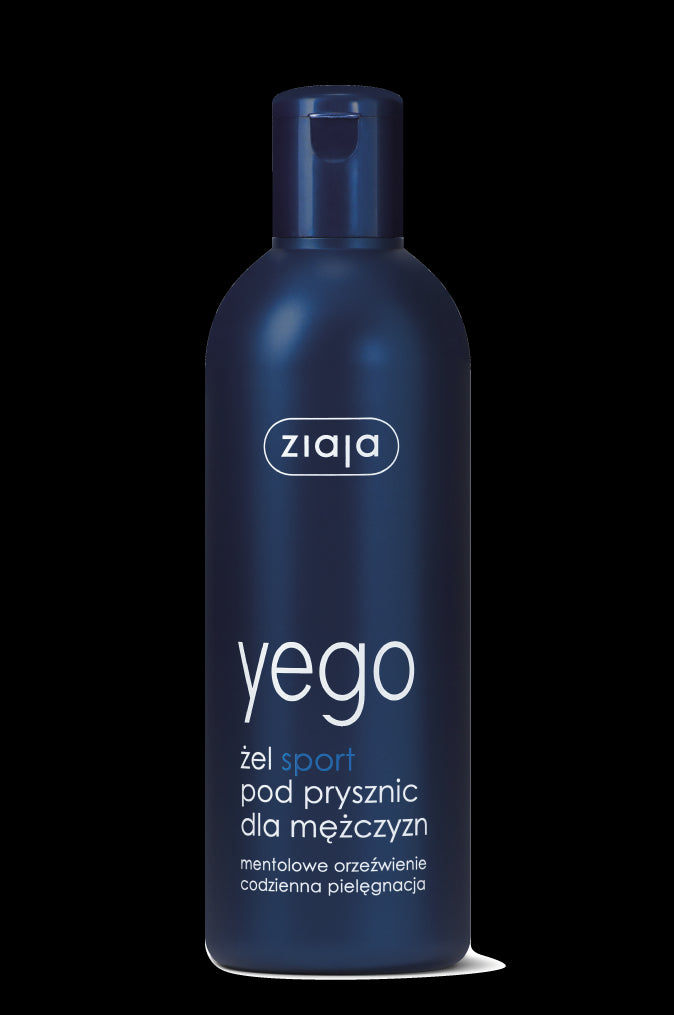 Ziaja Yego SPORT - Shower gel for men, capacity 300 ml