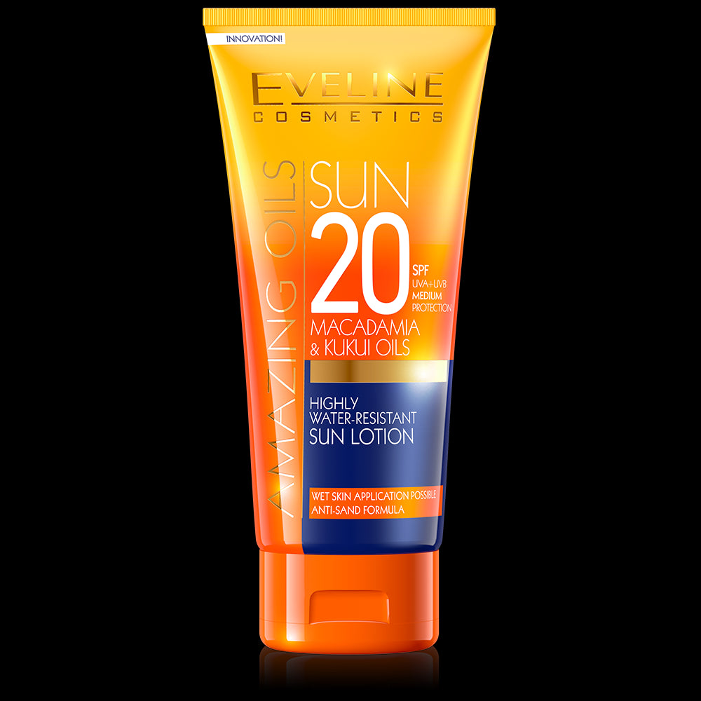 Eveline Sun Amazing Oils - highly water-resistant suncare lotion SPF 20, capacity 150 ml