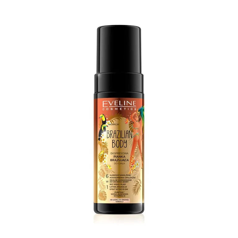 Eveline Brazilian Body - express body bronzing foam, capacity 150 ml