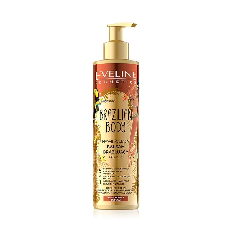 Eveline Brazilian Body - moisturizing bronzing body lotion 5in1, volume 200 ml