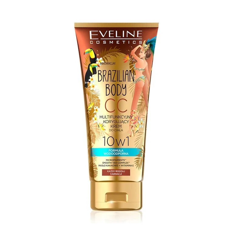 Eveline Brazilian Body - CC multifunkcyjny korygujący krem do ciała 10w1, poj. 175 ml