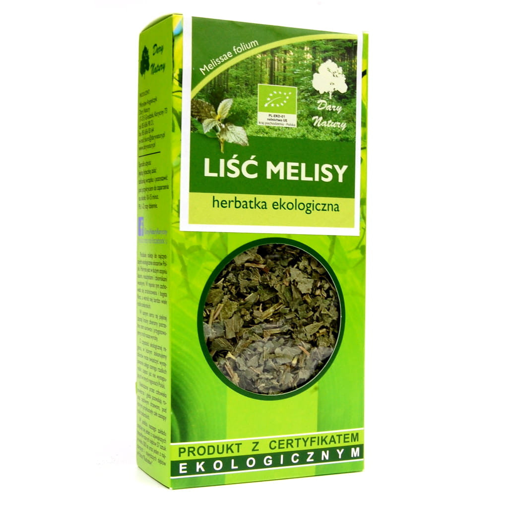 Dary Natury - Melissa leaf EKO, organic tea, net weight: 25 g