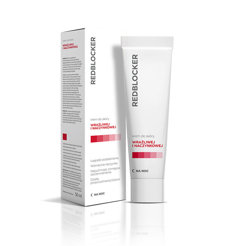 Aflofarm RedBlocker Night Cream for sensitive and vascular skin, 50 ml