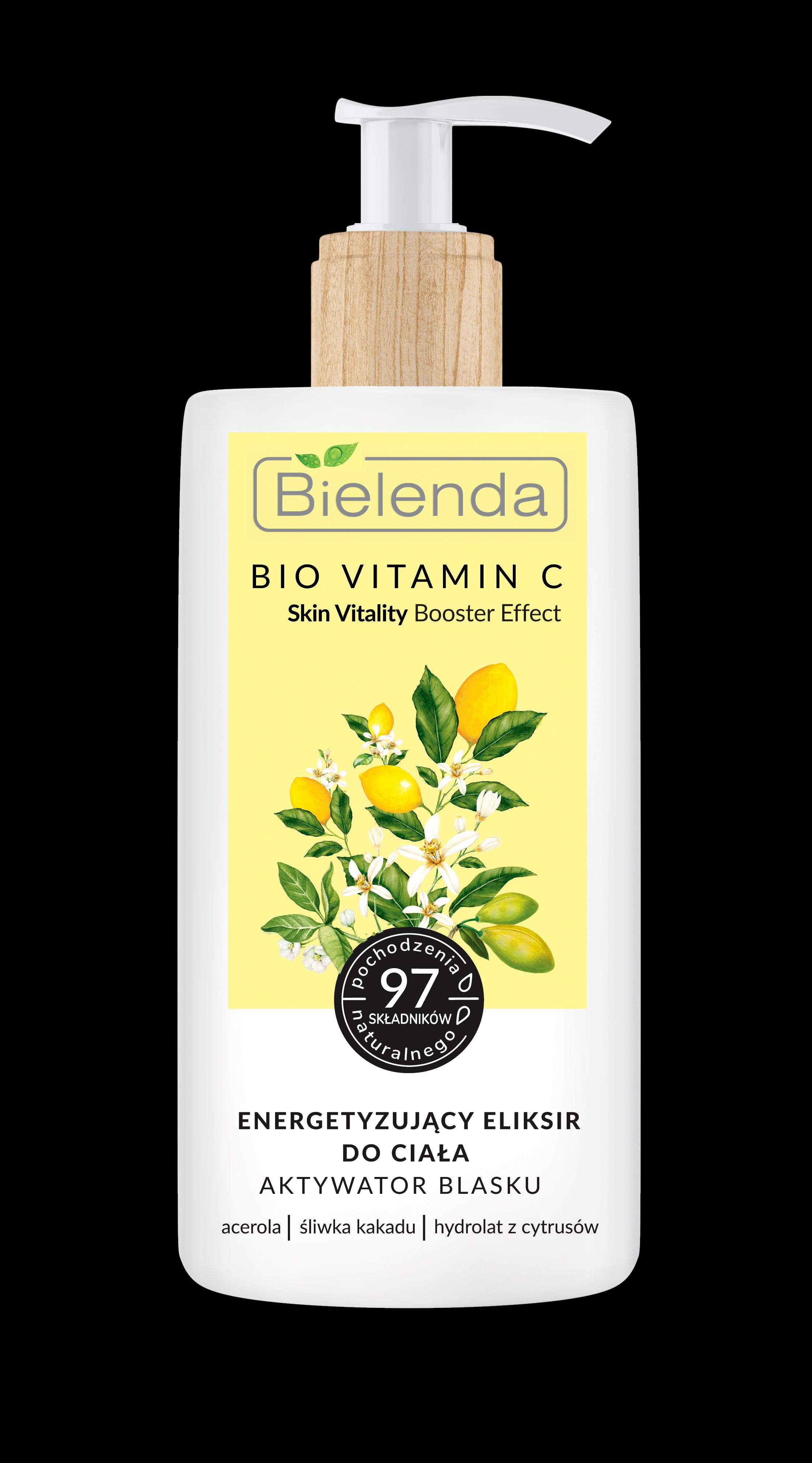 Bielenda Bio Vitamin C - energetyzujący elixir do ciała, aktywator blasku, poj. 150 ml