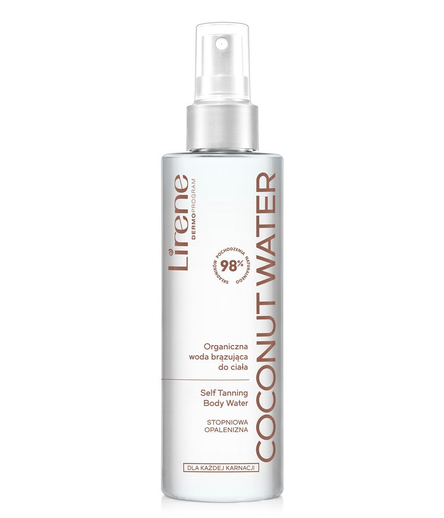 Lirene Perfect Tan - COCONUT WATER, organic body bronzing water, 200 ml