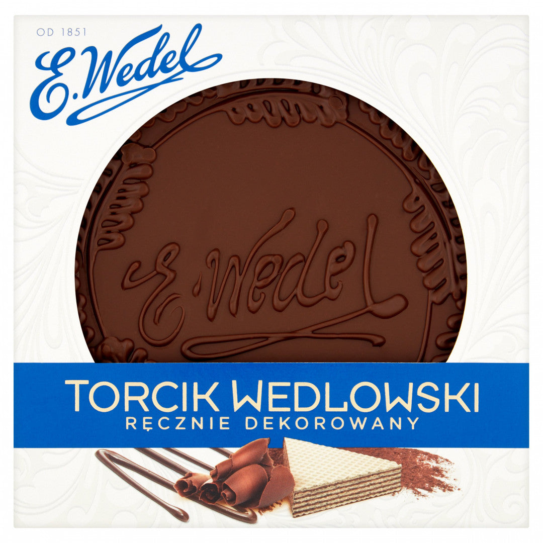 E. Wedel Torcik Wedlowski - wafer cake layered with nut cream, net weight: 250 g