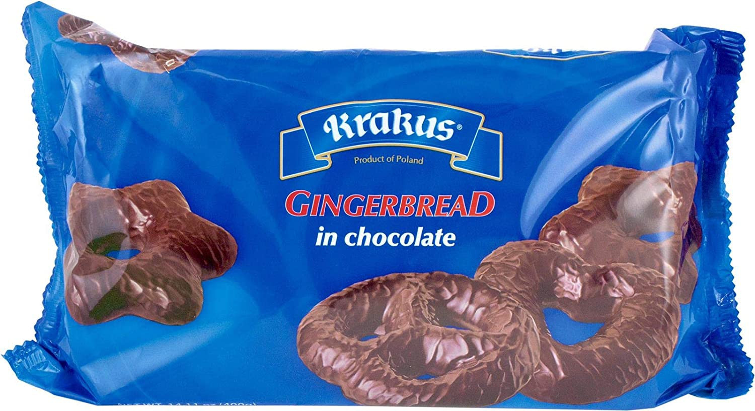 Krakus - gingerbread cookies in chocolate, net weight: 400 g