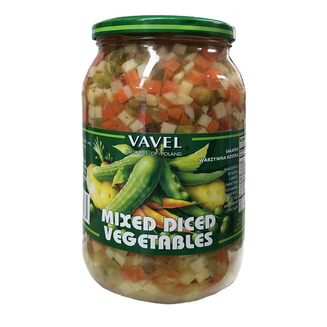 Vavel - vegetable mixture cut into cubes, net weight: 900g
