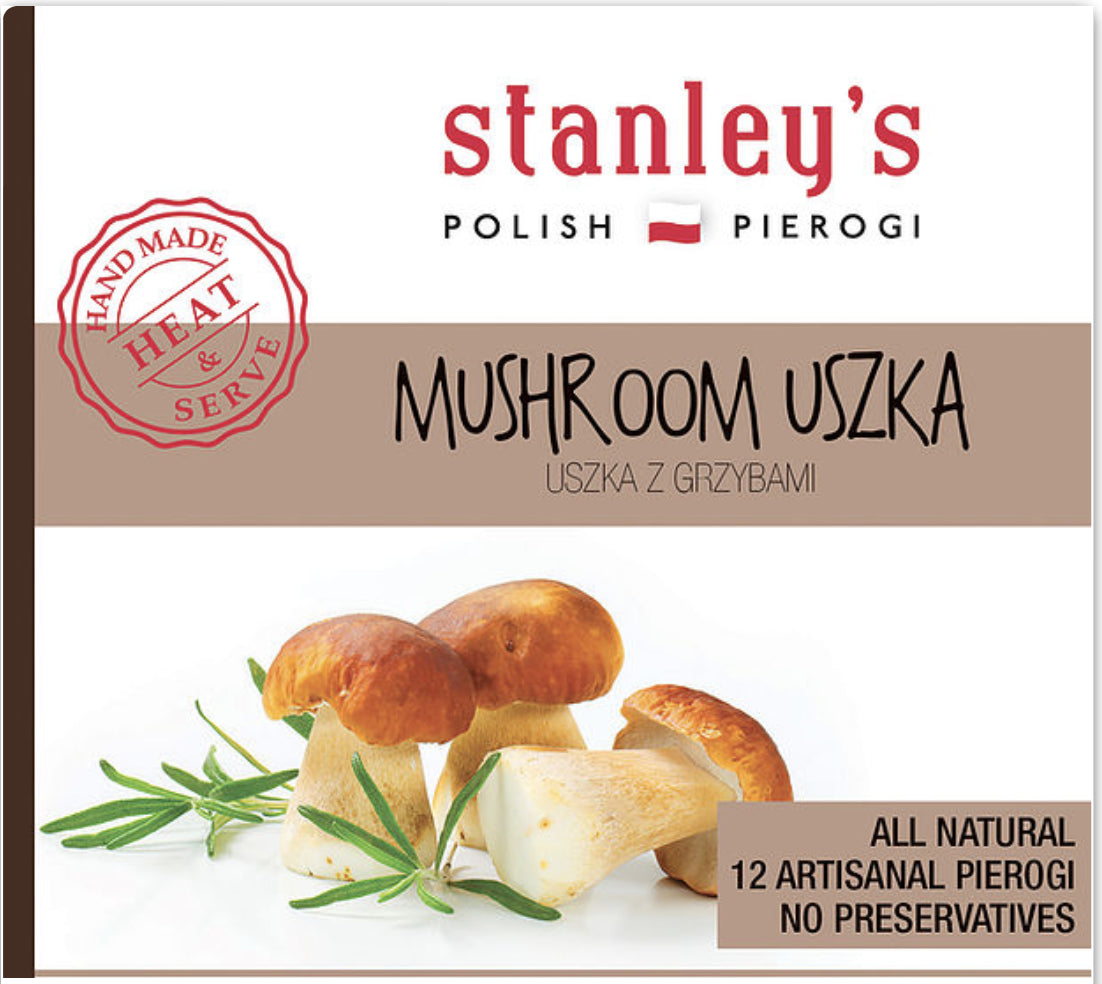 Stanley's Pierogi - mushroom uszka, net weight: 10 oz