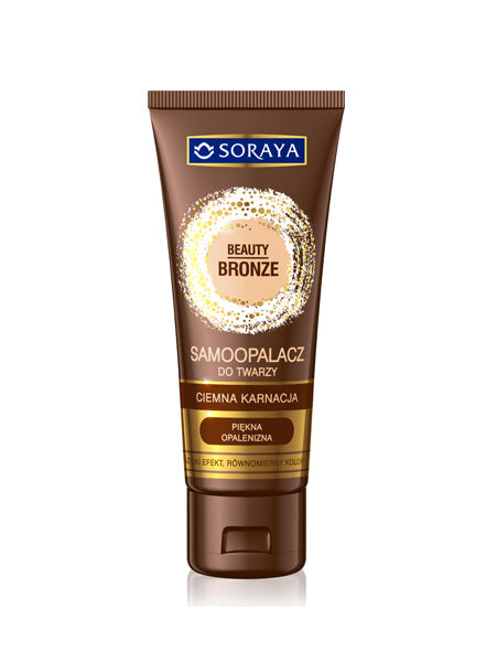Beauty Bronze - Self-tanner for the face, for dark complexion, 75 ml capacity.