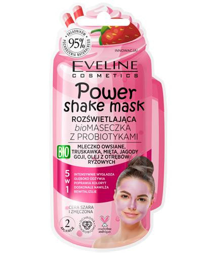 Eveline Power Shake - brightening biomask with probiotics for grey and tired skin, 10 ml