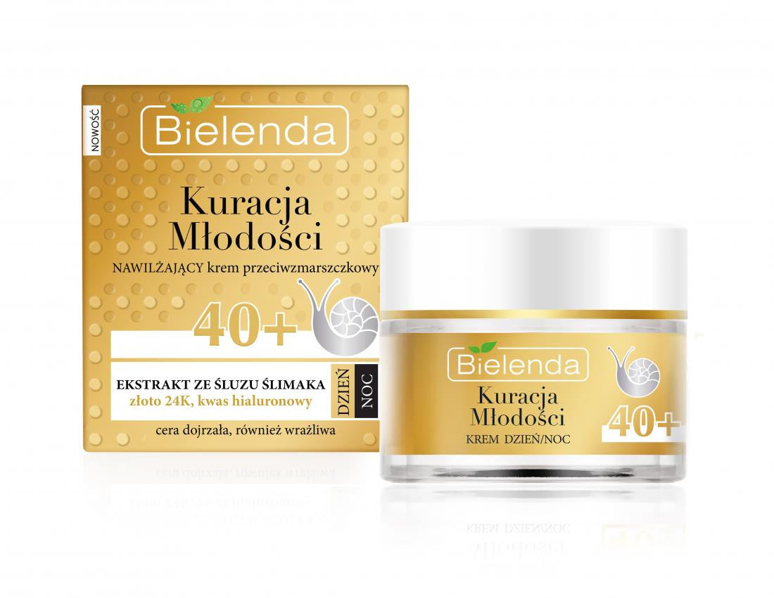 Bielenda CURATION OF YOUTH - moisturizing anti-wrinkle cream 40+ day/night, volume 50 ml