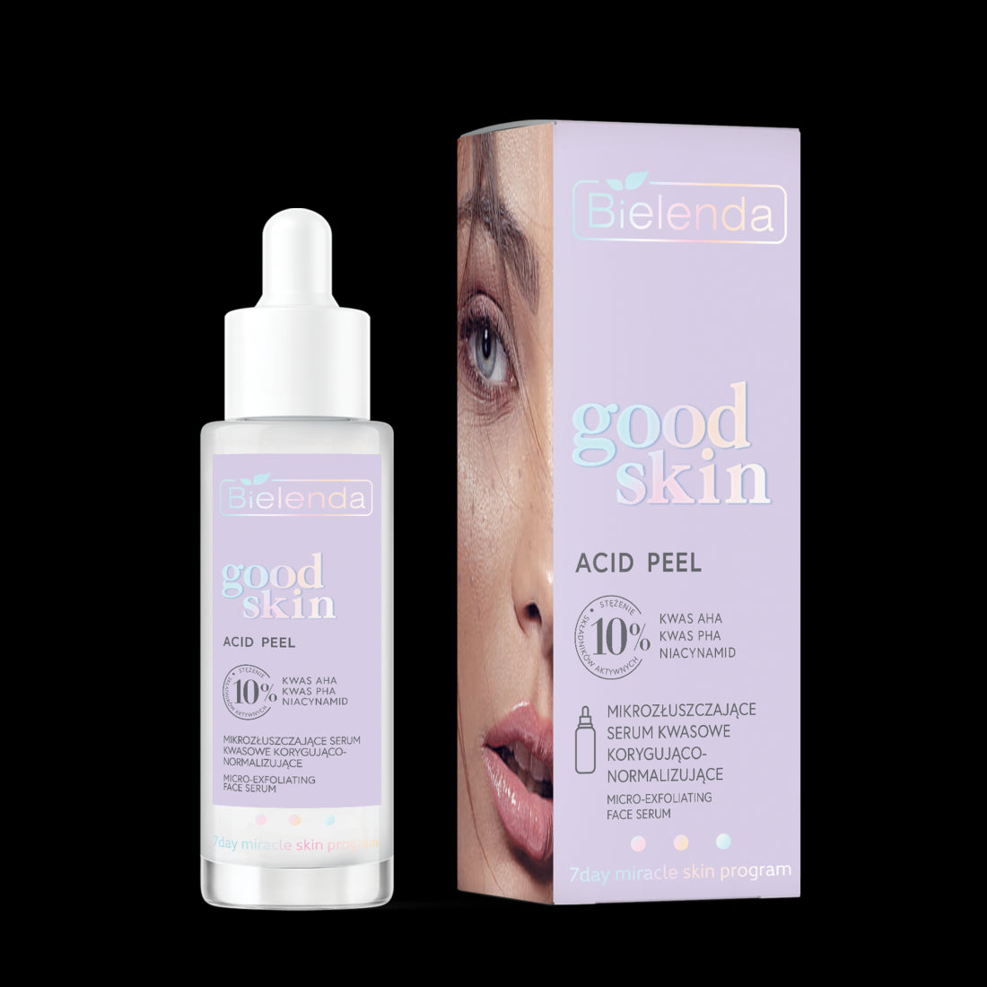 Bielenda GOOD SKIN - ACID PEEL - micro-exfoliating acid correcting and normalizing serum, volume 30 ml