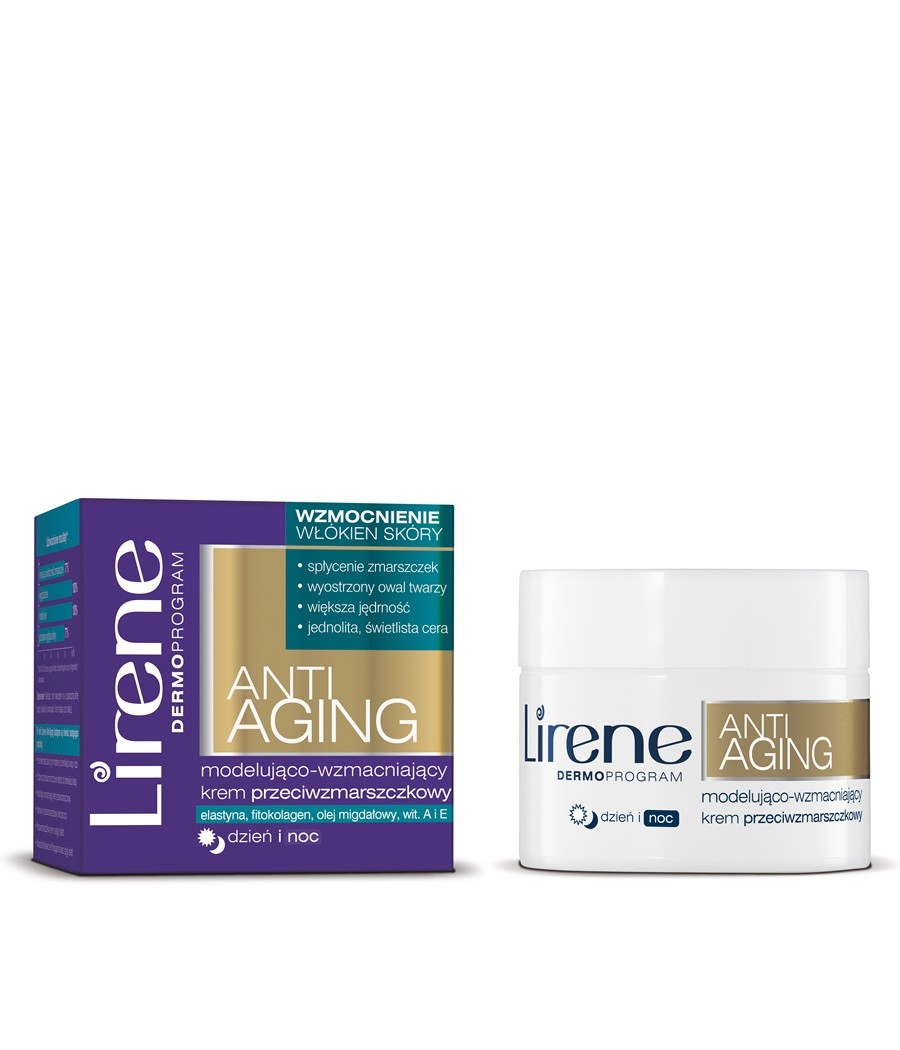 Anti Aging - modeling and strengthening anti-wrinkle cream, volume 50 ml.