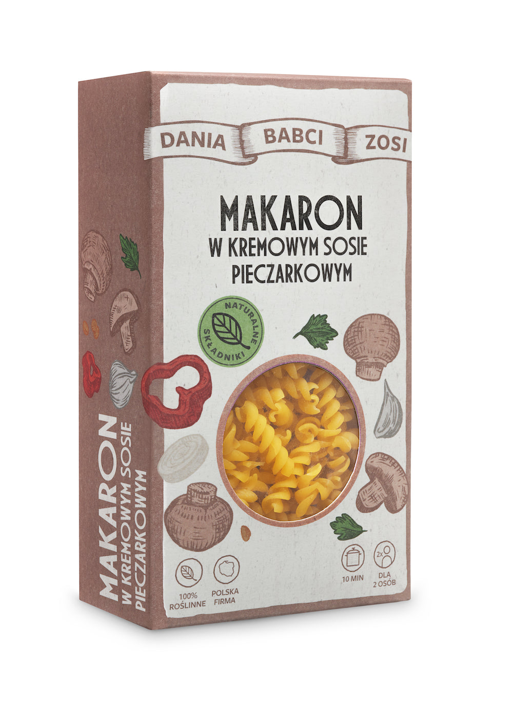 SYS - Dania Babci Zosi - makaron w kremowym sosie pieczarkowym, masa netto: 150 g