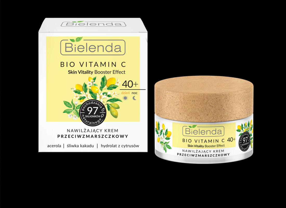 Bielenda Bio Vitamin C - moisturizing anti-wrinkle cream 40+ day/night, volume 50 ml