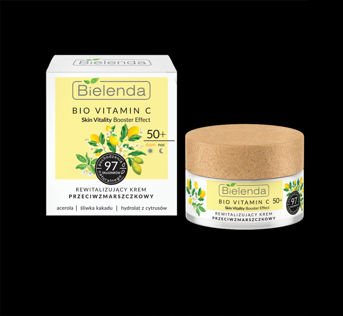 Bielenda Bio Vitamin C - revitalizing anti-wrinkle cream 50+ day/night, volume 50 ml