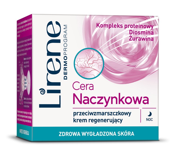 Vascular skin - anti-wrinkle regenerating night cream, volume 50 ml.