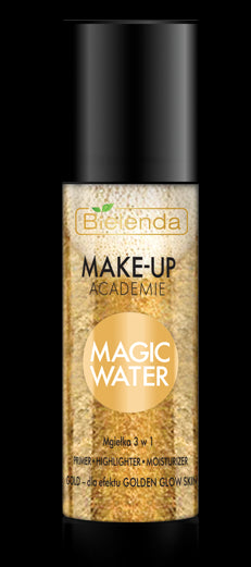 Bielenda MAKE-UP ACADEMIE MAGIC WATER - mgiełka 3w1 GOLD, poj. 150 ml
