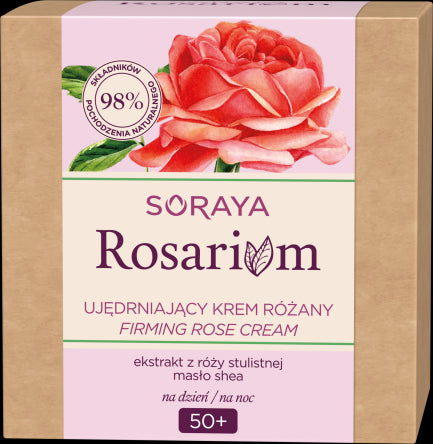 Soraya Rosarium - ujędrniający krem różany na dzień/na noc 50+, poj. 50 ml