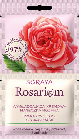 Soraya Rosarium - wygładzająca kremowa maseczka różana, poj. 10 ml