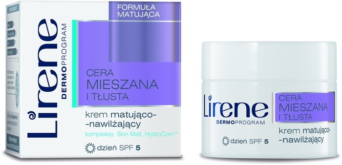 Mixed and oily skin - mattifying and moisturizing cream, volume 50 ml.