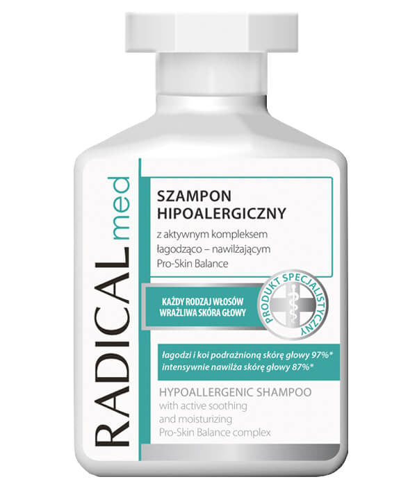 Radical Med - szampon hipoalergiczny z kompleksem łagodząco-nawilżającym Pro-Skin Balance, poj. 330 ml