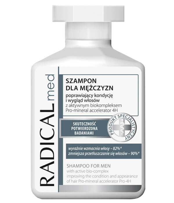 RADICAL MED - shampoo for men that improves the condition and appearance of hair, volume 300ml