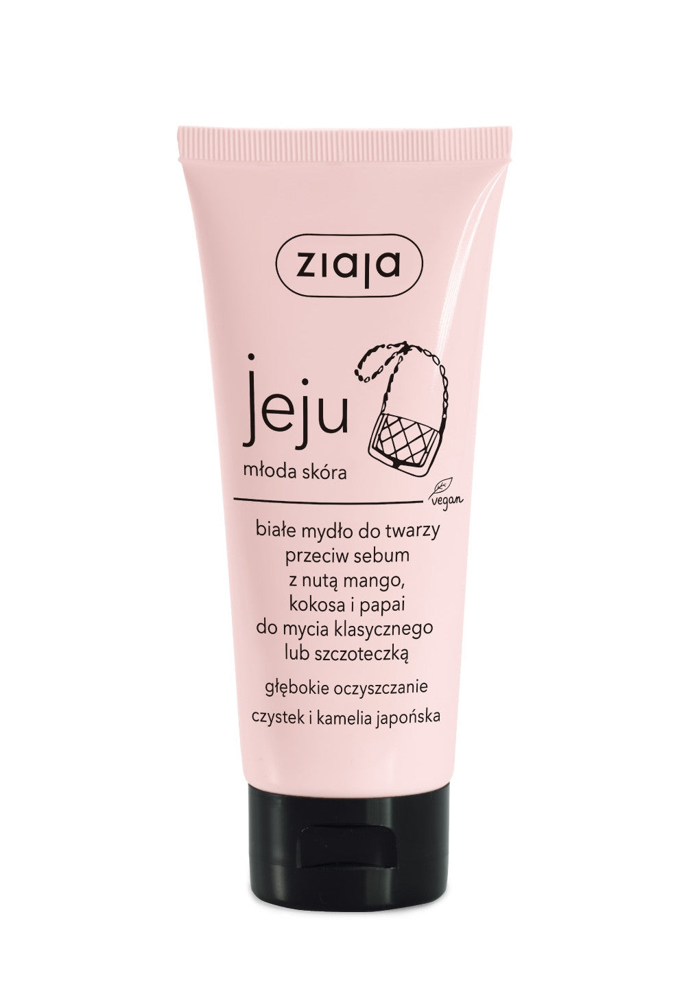 Ziaja jeju young skin - white face soap against sebum, capacity 75 ml
