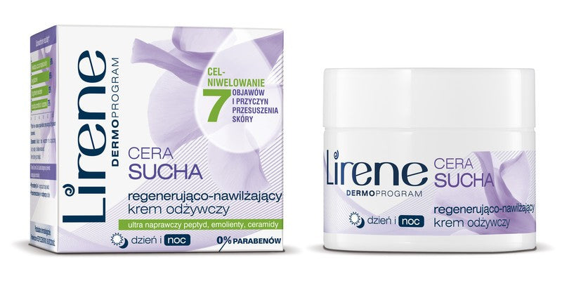 Dry skin - regenerating and moisturizing nourishing cream, volume 50 ml.