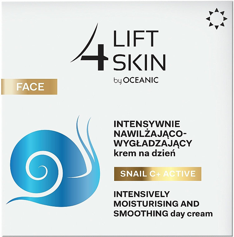 LIFT4SKIN SNAIL C+ACTIVE - krem na dzień wygładzająco-nawilżający, poj. 50 ml